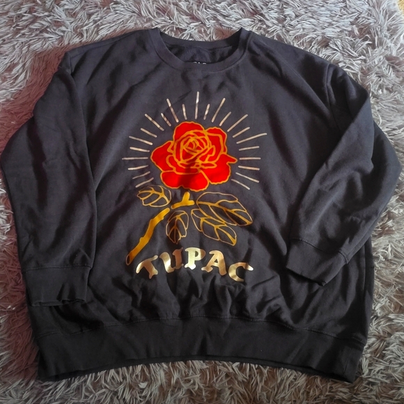 Torrid 2Pac Sweatshirt Size 0 - Picture 1 of 6